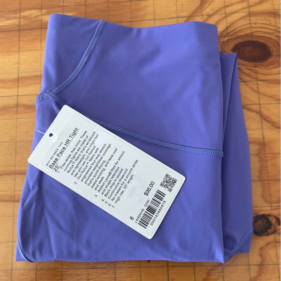 NWT lululemon Base Pace High Rise Tights 25” - Picture 8 of 11